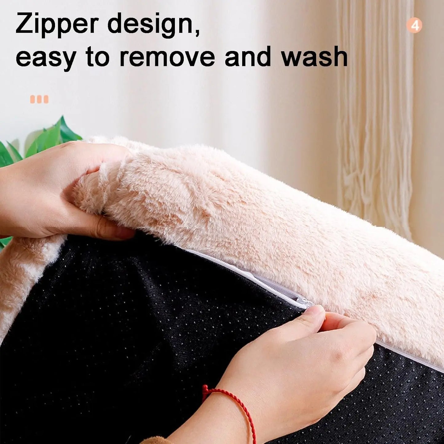 Plush Sofa Bed for Cats and Small Medium Dogs, Memory Foam Removable Washable Pet Sof, Removable Washable Pet Sofa Puppy Cat Bed