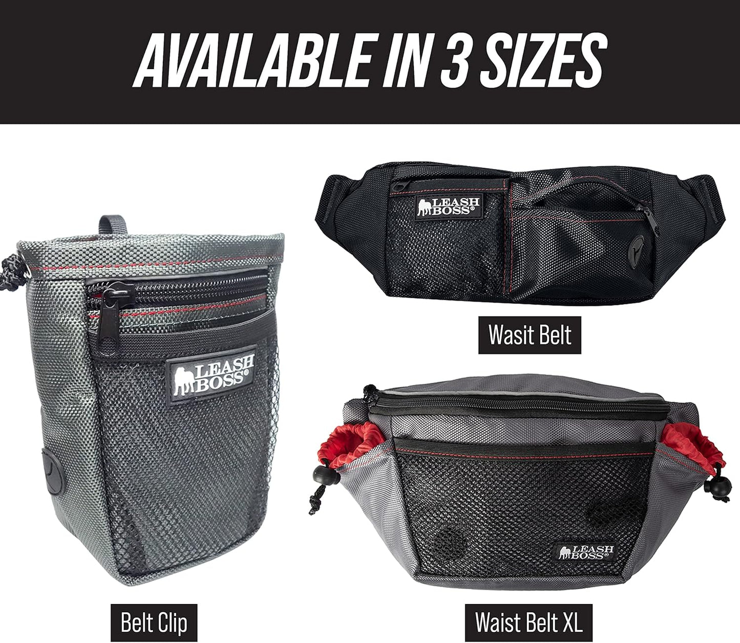 Dog Treat Pouch for Training | Training Treat Pouches for Pet Training | Treat Bag for Dog Training | Portable Kibble Snack Container for Pets | Fanny Pack Waist Belt Transport on the Go