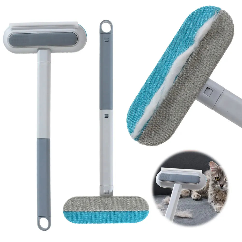 Pet Hair Remover Multifunctional Pet Hair Removal Brush Long Handle Cat Fur Brush Lint Brush for Cats and Dogs