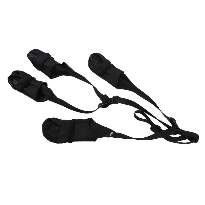 Adjustable Dog Boots Waterproof Dog Shoes Breathable Pet Suspender Boots Anti-Dirty Pet Shoes Polyester Puppy Walking Shoes