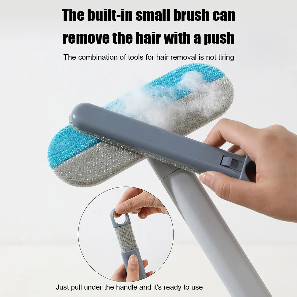 Pet Hair Remover Multifunctional Pet Hair Removal Brush Long Handle Cat Fur Brush Lint Brush for Cats and Dogs