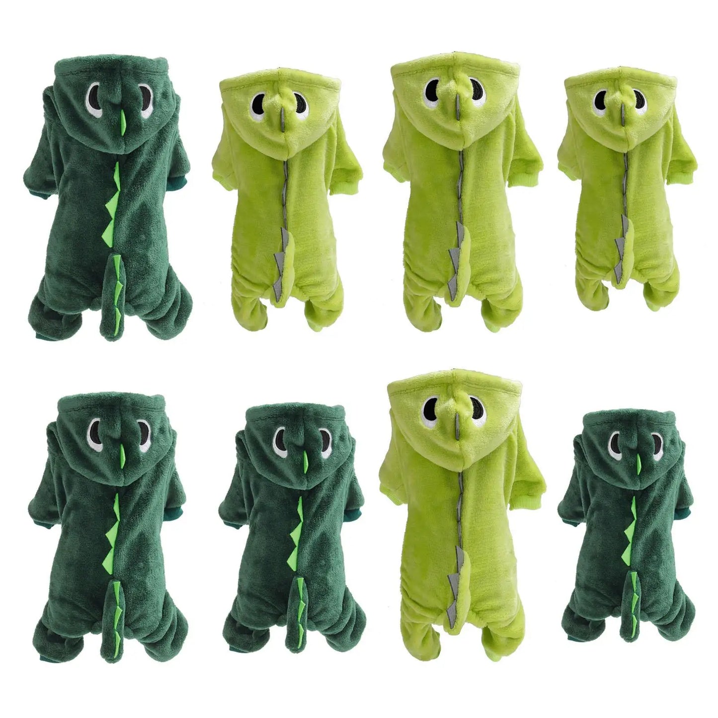 Creative Dog Dinosaur Costume Funny Birthday Fancy Dress Warm Clothes Outfits Halloween Christmas Cosplay Party Accessories