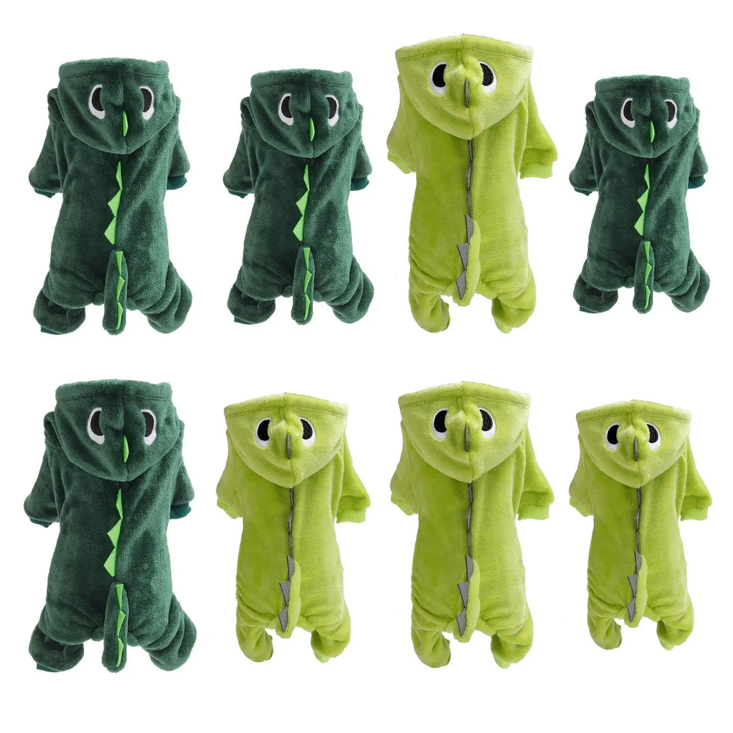 Creative Dog Dinosaur Costume Funny Birthday Fancy Dress Warm Clothes Outfits Halloween Christmas Cosplay Party Accessories