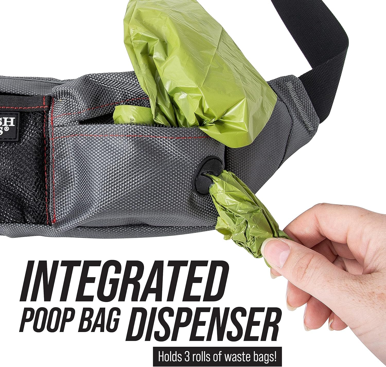 Dog Treat Pouch for Training | Training Treat Pouches for Pet Training | Treat Bag for Dog Training | Portable Kibble Snack Container for Pets | Fanny Pack Waist Belt Transport on the Go