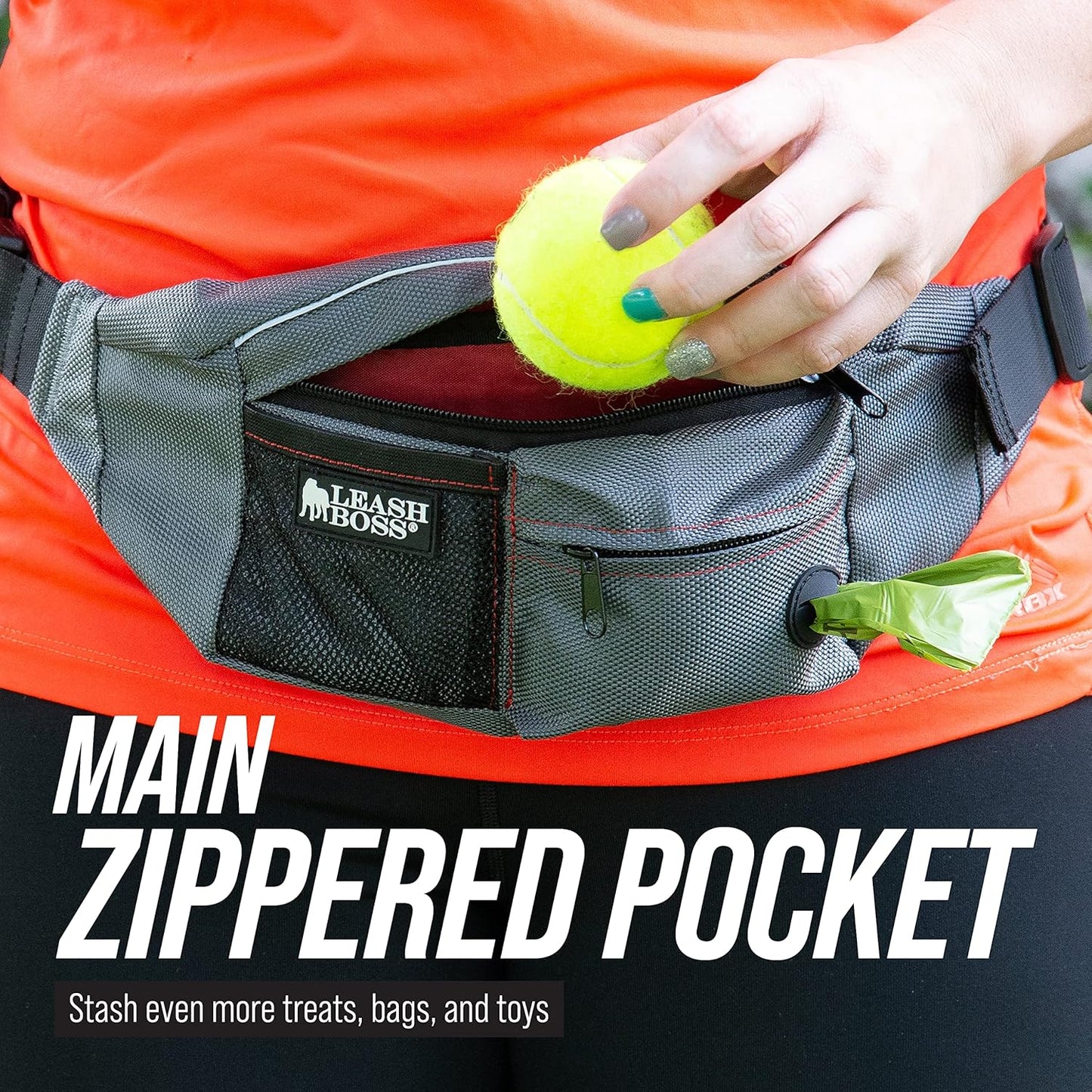 Dog Treat Pouch for Training | Training Treat Pouches for Pet Training | Treat Bag for Dog Training | Portable Kibble Snack Container for Pets | Fanny Pack Waist Belt Transport on the Go