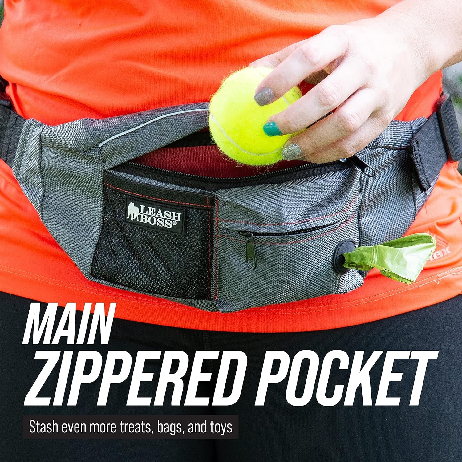 Dog Treat Pouch for Training | Training Treat Pouches for Pet Training | Treat Bag for Dog Training | Portable Kibble Snack Container for Pets | Fanny Pack Waist Belt Transport on the Go